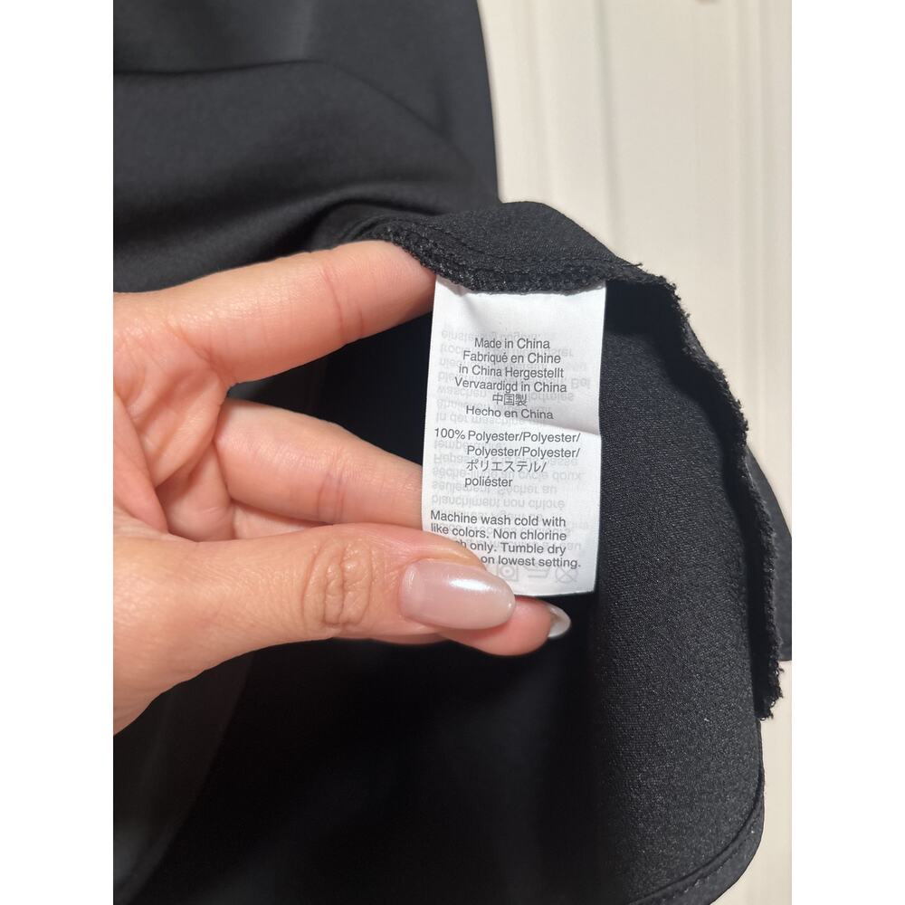 J.Crew 365 Black Sleeveless Blouse L - Picture 6 of 8